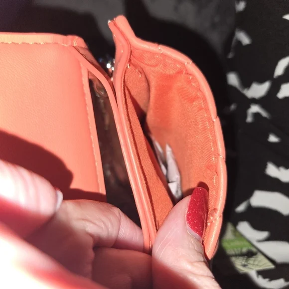 Coral Quilted Crossbody Phone Bag - Picture 5 of 7